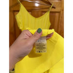 Plenty by Tracy Reese Yellow Cotton Summer Dress Resort Midi Small Photo 4