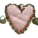 Vintage Sterling Silver 925 Heart Charm Bracelet 7" Round Link 14 Grams Y2K Photo 0