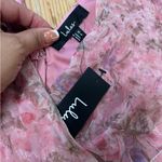 Dreamiest Desires Pink Floral Flutter Sleeve Maxi Dress Size XL Photo 7