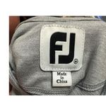 FootJoy FJ Gray Athletic Quarter Zip Pullover Golf Top Neon Accent Performance Photo 5