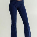 We The Free  Blue Corduroy Flare Pants Size 29 High Rise Bell Bottoms Photo 0