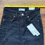 ZARA  Women’s High Rise Ankle Length Slim Distressed Black Jeans Size 2 NWT Photo 8
