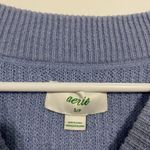 Aerie Blue Oversized Crewneck Sweater Photo 6