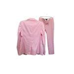 Ann Taylor Women's Business Suit Set Size 2 LINEN BLEND IN PASTEL PINK Photo 2