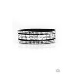 Paparazzi Rhinestone Rock Star Black Bracelet (23) Photo 1