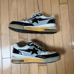 BAPE Black & White Star Sneakers Size Men's 5.5/ Women's 7.5 Photo 2