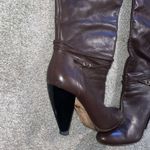 Ann Taylor knee high brown riding heeled boots size 8 Photo 10