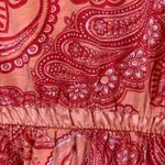 Isaac Mizrahi Peach Summer Paisley Dress Photo 2