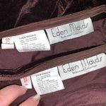 Eden Maids Womens Velvet Halter Top and Pencil Skirt Set Chocolate Brown 6 Photo 14