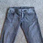Chip & Pepper  Gray Black Straight Leg Raw Hem Jeans Size 28 Photo 2