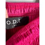 Anthropologie  o.p.t Tuscany Dress Size Medium Magenta Cotton Midi Photo 4