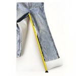 Spanx Women's High Rise Kick Flare Jeans Medium Tall Blue Stretch Pull-On Denim Photo 6