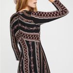 Free People  multicolored Stella mock Neck mini dress Photo 1