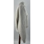 ZARA  Womens 2XL Gray Bomber Jacket Wool Blend Snap Front Ribbed Collar Photo 3