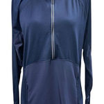 Athleta Women's Size XL 1/2 Zip Blue Pullover Athletic Jacket Zip Pockets Photo 0