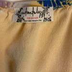 Free People  Yellow Halter Bodysuit Tank Small Photo 8