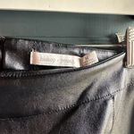 Bishop and Young  Shiny Black Faux Leather Mini Skirt Photo 2