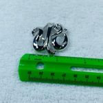 Monet Vintage Geometric Swirl Open Work Weave Silver Tone Jewelry Pin Brooch Photo 11