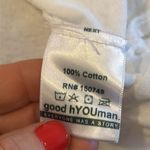 Good hYOUman  White Cropped Tank “stay strong” Photo 7