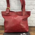 Coach Vintage Red Leather Soho Lafayette Tote Shoulder Bag Made In US W Tag 4140 Photo 1
