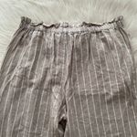 BeachLunchLounge Giavanna Striped Linen-Blend Pants Photo 6