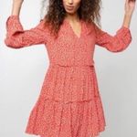 Rails Everly Carmine Dasies Tired Mini Dress S Photo 2