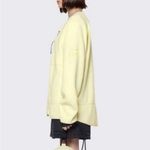 Rains NWT Fleece Zip Up Jacket Contemporary‎ Oversized in Straw Color Size Yellow Size L Photo 1