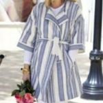 Anthropologie Elevenses North Channel Kimono Jacket Blue Photo 9