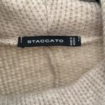 Staccato Boutique Oatmeal cowl neck waffle sweater Photo 5