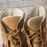 Sperry Duck Boots Dark Red and tan size 7.5 Photo 4