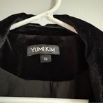 Yumi Kim Black Mini Velvet Blazer Style Dress Size XS Photo 4