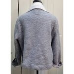 Old Navy Sherpa Moto Jacket Sz XXL Heather Gray Thick, Cozy Zip Lt Heather Gray Photo 7