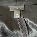 Halogen  Women’s  Black Open-Front Blazer With Shoulder Pads Size Large Photo 2