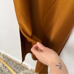 Sachin & Babi Golden Brown Satin Midi Dress Womens 6 Formal Prom Bridesmaid Gold Photo 4