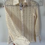 Mango  CROCHET SHIRT Photo 5