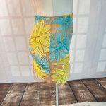 Nasty Gal x For Love & Lemons Wild Flower Embroidered Skirt ($188) size XS Blue Photo 4