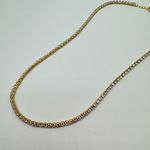 Macy's Cubic Zirconia Round-Cut Choker Necklace in Gold-Tone MSRP $140 NWT Photo 4