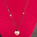 Sterling Silver True Love  Choker Necklace Conversation Heart White Jewelry gift Photo 8