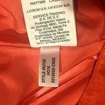 J.Crew Soft Velvet Mini Skirt Lined Lightweight Zip Up Back 4 Coral Orange Red Photo 10
