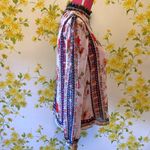 Jealous Tomato semi sheer floral long sleeve blouse size M Photo 9