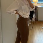 ZARA Vegan Leather Pants/Leggings Photo 1