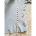 Citizens of Humanity CameronV-Neck Long Sleeve Polo Top Cloud Dust Blue Sz M Photo 8