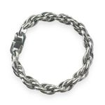 Link Chain Bracelet for Men Women Streetwear Punk Hip Hop Unisex Style Silver Photo 0
