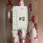 LuLaRoe Liv White with Pink Ribbon Breast Cancer Shirt Photo 8
