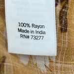 Sonoma  Women Skirt XL Mustard Floral Asymmetrical Wrap Boho Cottagecore Whimsy Photo 7