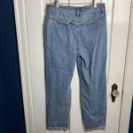 We The Free  High Waist Pleated Paperbag Mom Stone Wash Denim Jeans W-848 Size 27 Photo 4