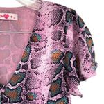 Buddy Love Hailey Purple Haze Snake Print Dress Photo 2