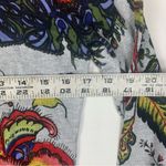 Desigual size medium Colorful Floral Long Sleeve sweater boat neck knit Photo 8