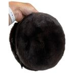 Mob wife Flemington Furs Mink Fur Ranch Natural Blk Mint Sz S/M Matching Hat vtg Black Size M Photo 13