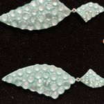 Turquoise Prom/Pageant Earrings Blue Photo 2